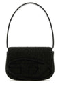 DIESEL Mini Black Leather Shoulder Handbag