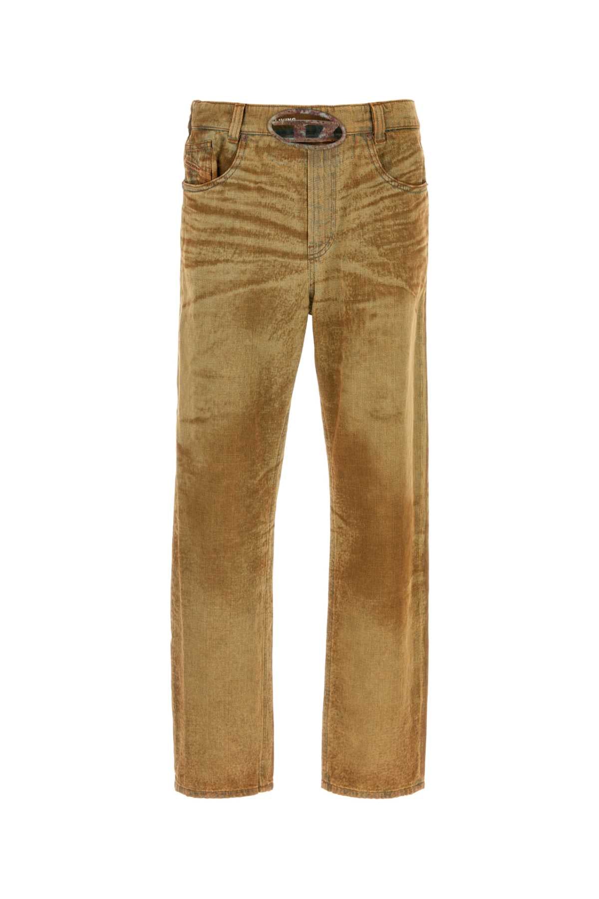 DIESEL Classic Beige Denim Jeans for Men