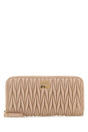 MIU MIU Mini Powder Pink Nappa Leather Wallet