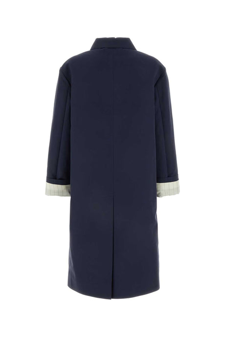 MIU MIU Midnight Blue Cotton Trench Jacket for Women