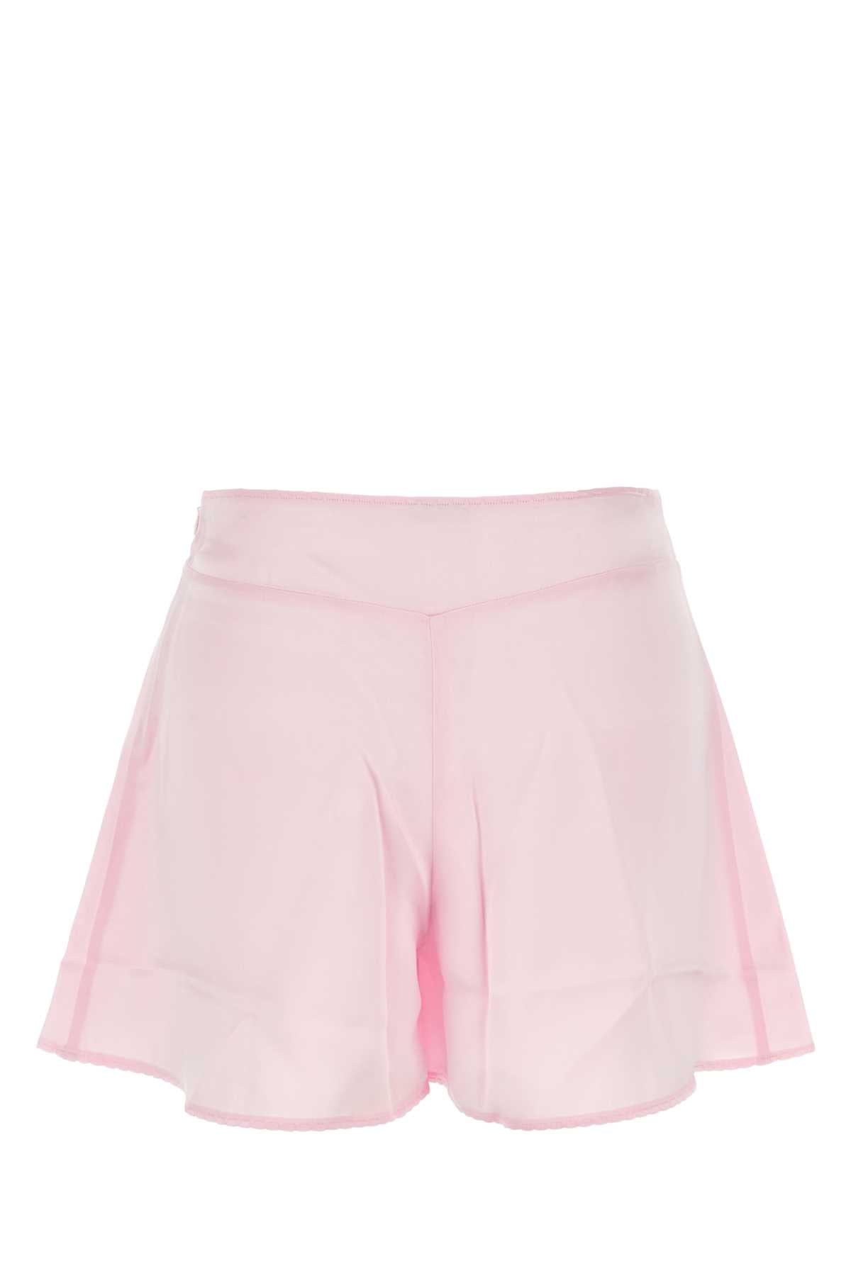 MIU MIU Elegant Satin Mini Shorts for Women