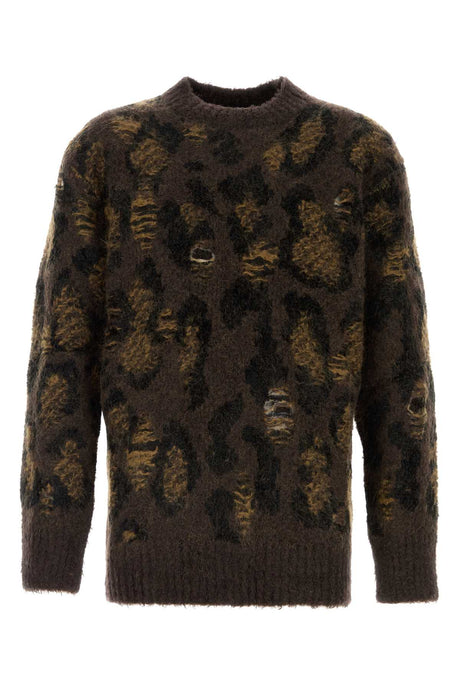 JUNYA WATANABE Embroidered Wool Blend Sweater for Men