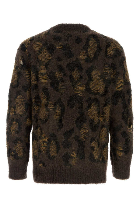 JUNYA WATANABE Embroidered Wool Blend Sweater for Men