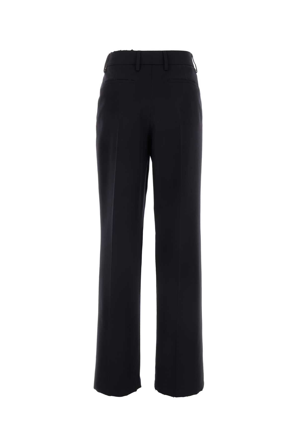 PRADA Elegant Black Gabardine Pants