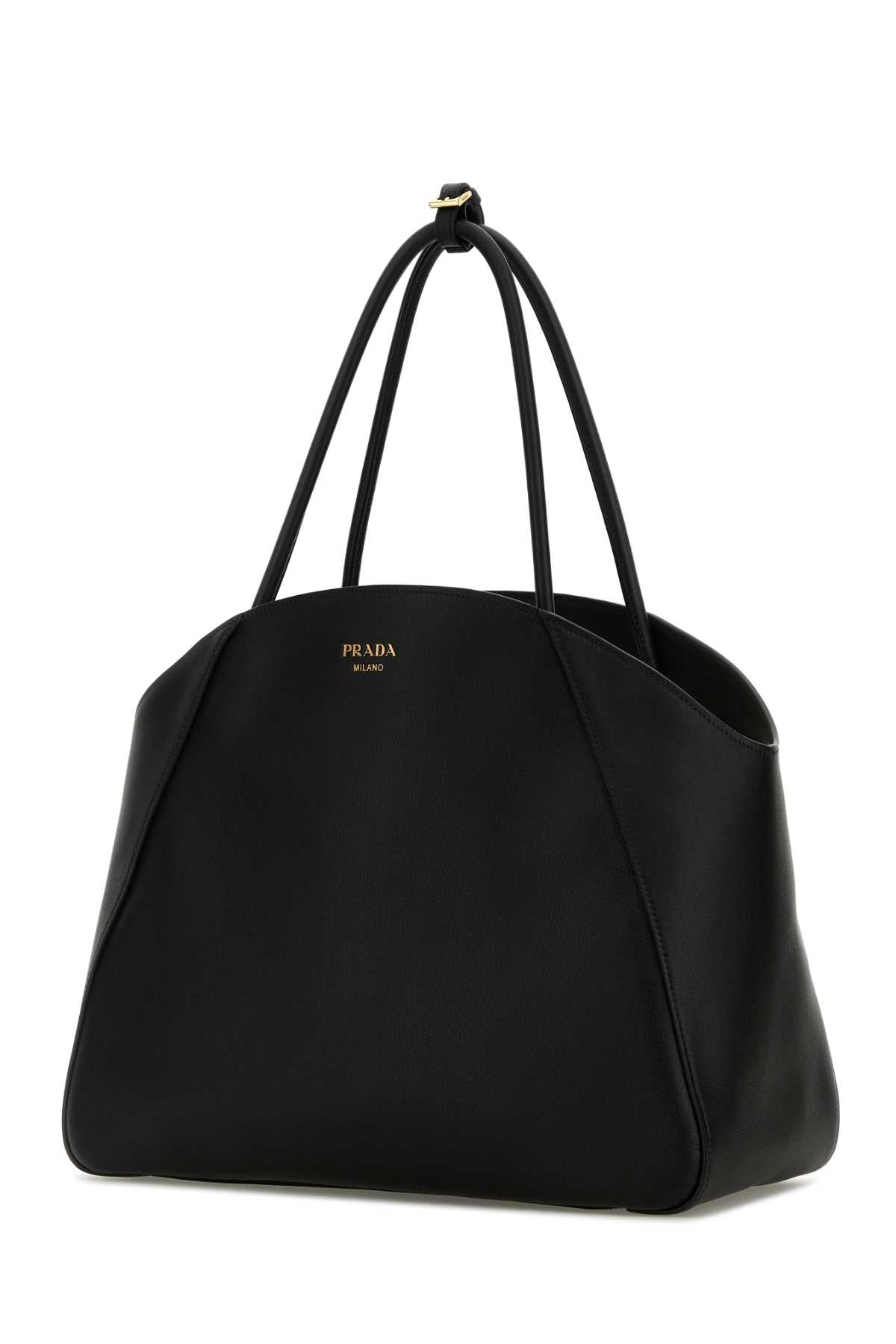 PRADA Sophisticated Black Leather Handbag - 40x30x16 cm