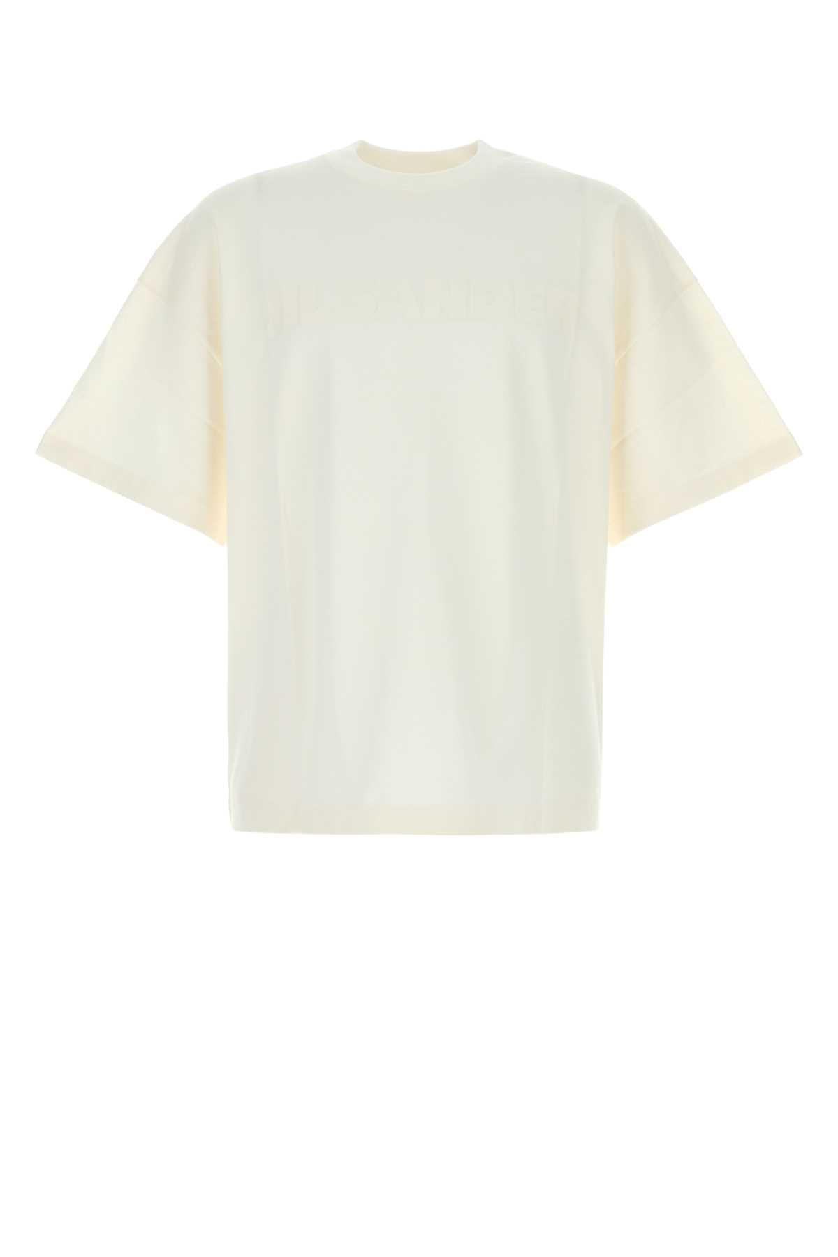 JIL SANDER Essential White Cotton T-Shirt for Men