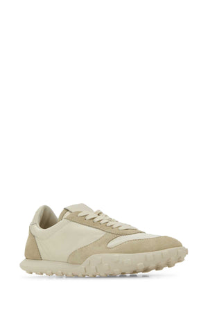 JIL SANDER Two-Tone Fabric and Suede Sneakers for Women