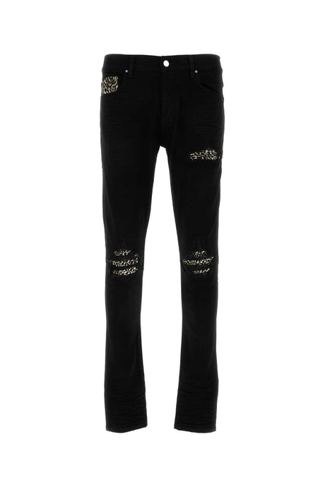 AMIRI Stretch Denim Jeans for Men - Classic Black Fit