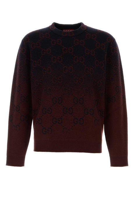 GUCCI Embroidered Wool Sweater for Men