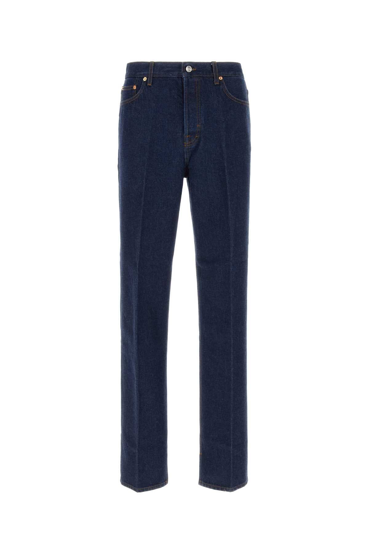 GUCCI Classic Dark Blue Denim Jeans - Men's Fit