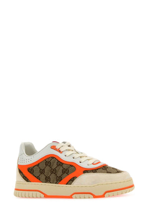 GUCCI Multicolor Leather and Fabric Re-Web Sneakers for Women