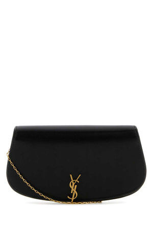 SAINT LAURENT Classic Black Leather Wallet - 20cm x 11cm