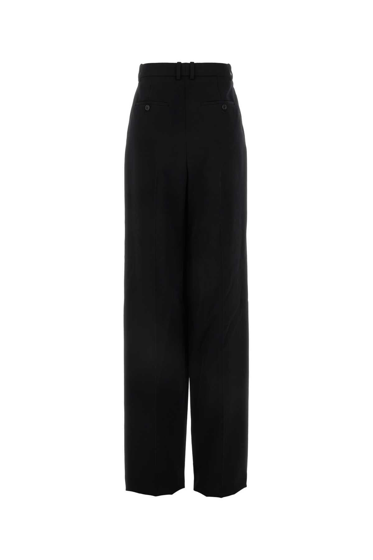 SAINT LAURENT Wide-Leg Wool Pants for Women