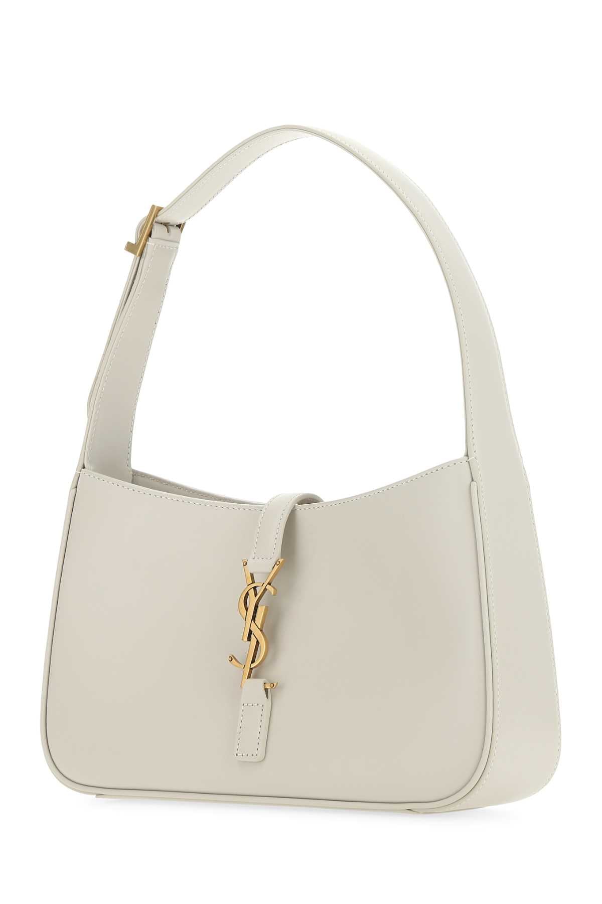 SAINT LAURENT Mini Chalk Leather Shoulder Handbag