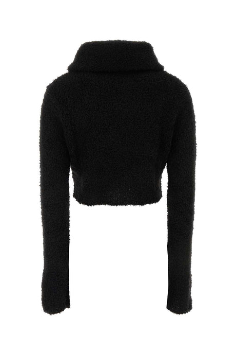 SAINT LAURENT Luxurious Black Knit Sweater for Women