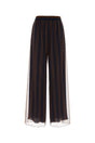 FENDI Printed Silk Palazzo Pants