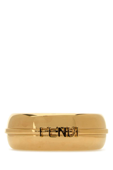 Gold Metal Fendigraphy Bracelet