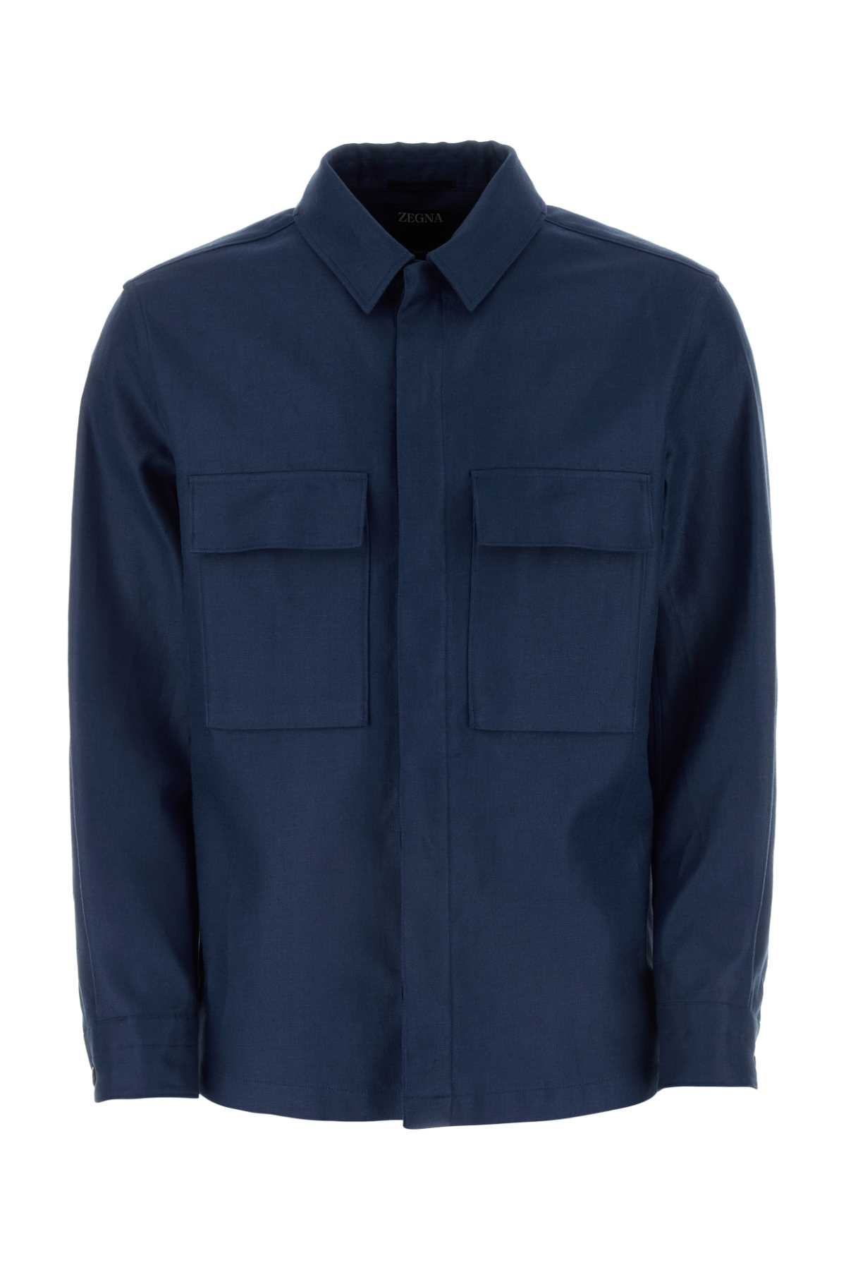 ZEGNA Linen Shirt for Men - Stylish and Versatile