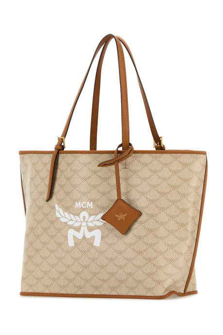 MCM Printed Canvas Himmel Shopping Handbag - 35 cm x 32 cm x 17 cm