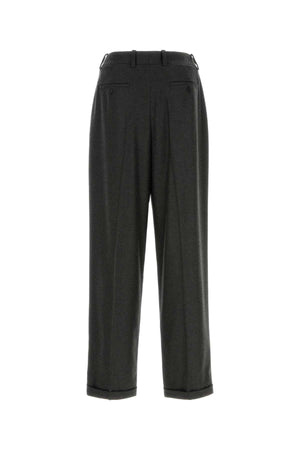 SAINT LAURENT Charcoal Cashmere Pants for Men