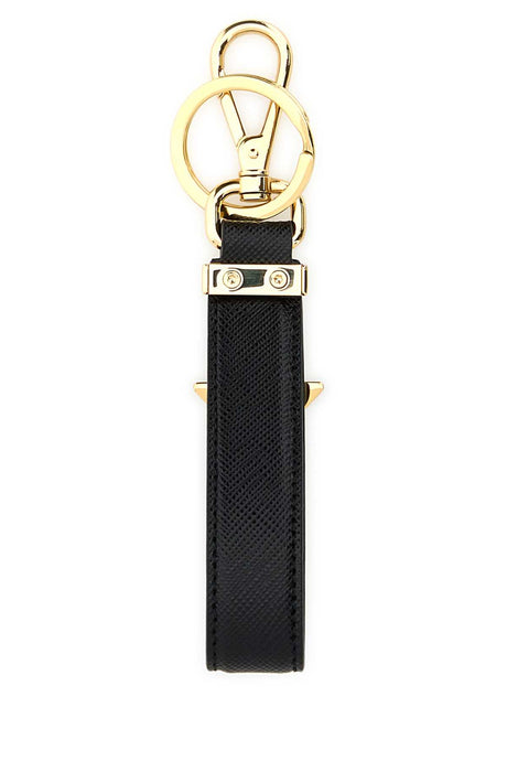 PRADA Elegant Leather Key Ring - 12 cm