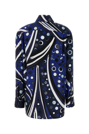 EMILIO PUCCI Printed Silk Shirt for Women - 24W Collection