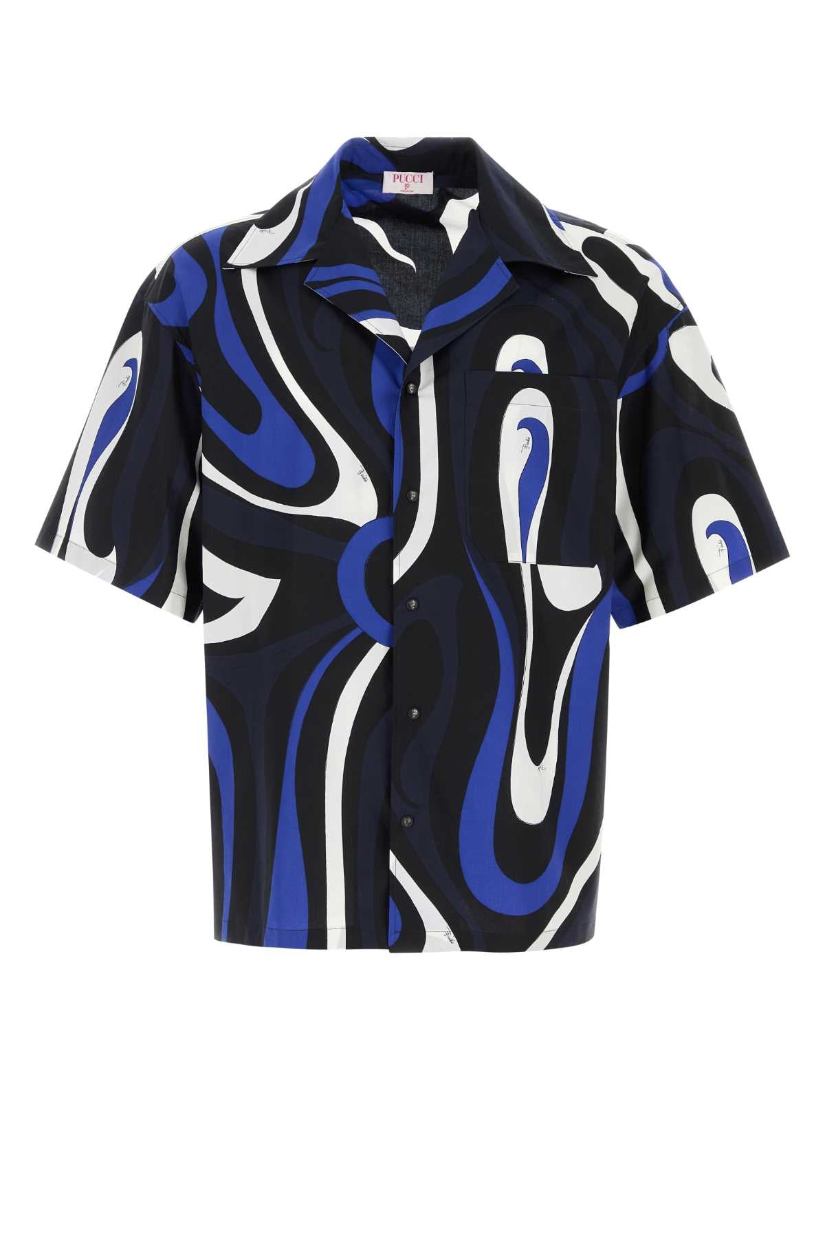 EMILIO PUCCI Printed Cotton Shirt for Men - 2024 Collection