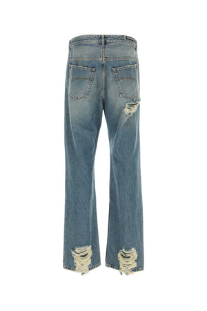 BALENCIAGA Light Blue Denim Jeans for Men