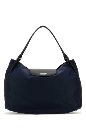 BALENCIAGA Large Blue Nylon Shopping Handbag - Perfect for Everyday Use