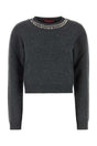 GUCCI Charcoal Wool Blend Sweater for Women - 24W