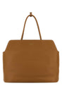 PRADA Caramel Leather Shopping Handbag - 41x33x13 cm