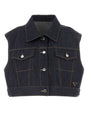 PRADA Denim Vest for Women - 24W Season