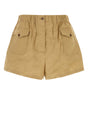 PRADA Stretch Cotton Blend Shorts - Women's