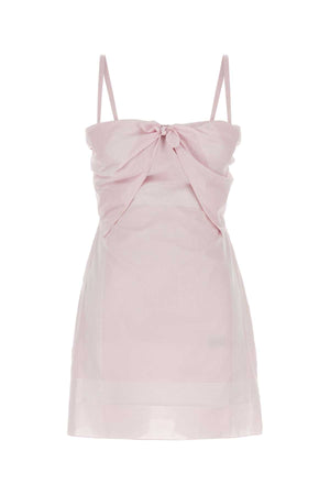 PRADA Chic Pastel Pink Cotton Mini Dress for Women