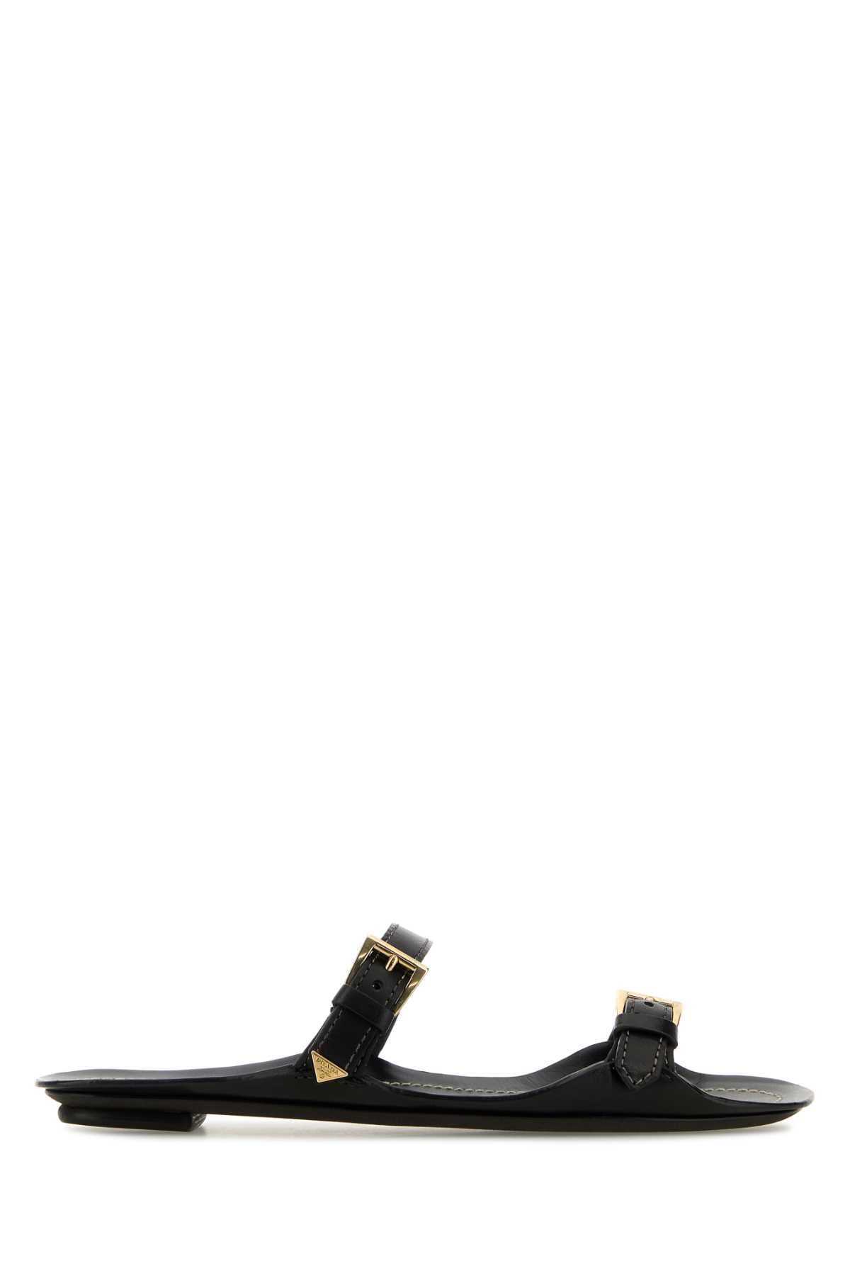 PRADA Sophisticated Leather Slippers for Women