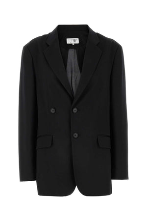 MM6 MAISON MARGIELA Chic Black Stretch Blazer for Women