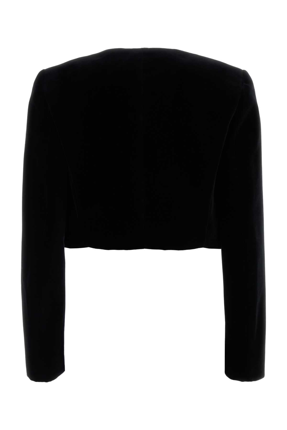 CHLOE Luxurious Velvet Mini Blazer for Women