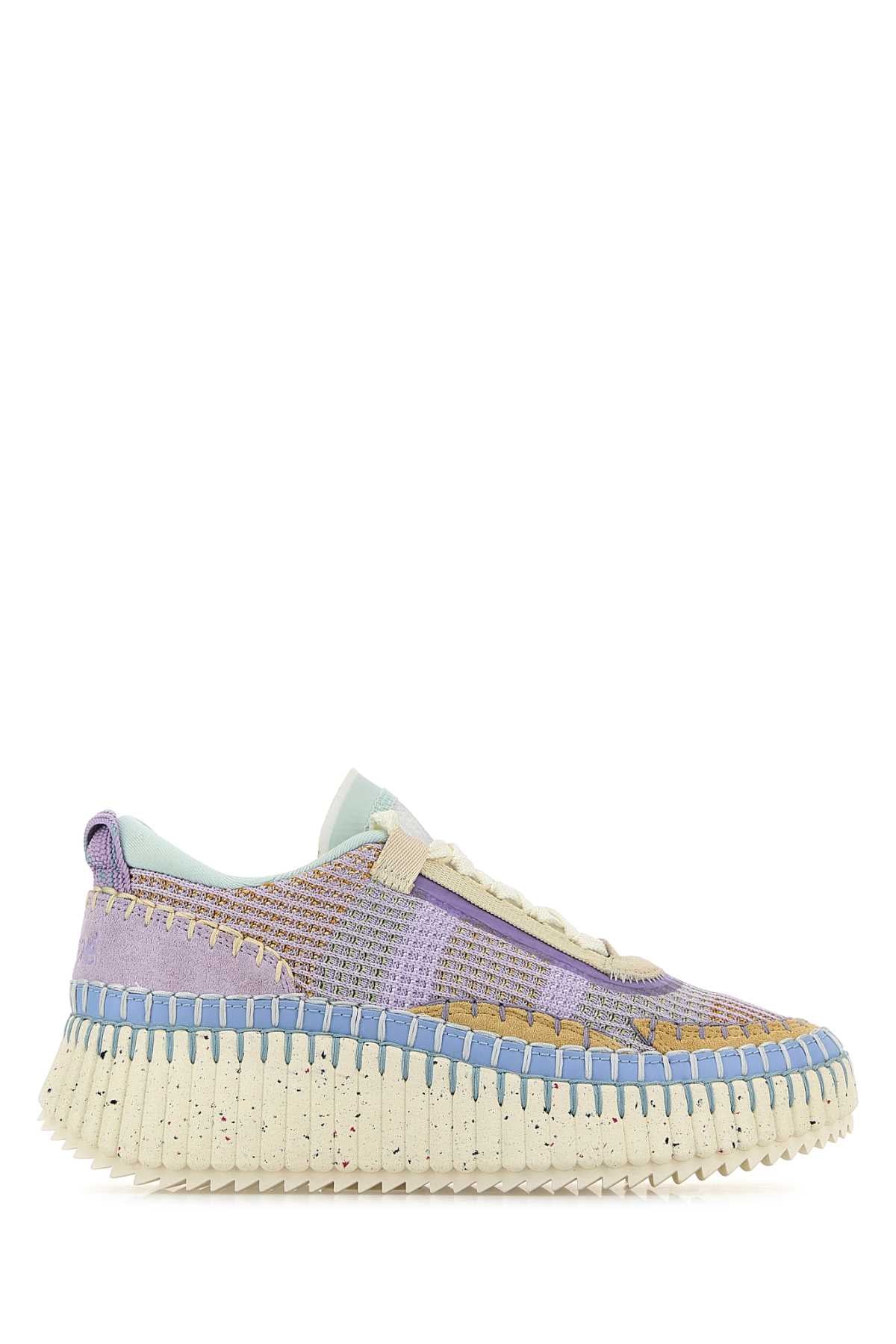 CHLOE Multicolor Fabric Nama Sneakers for Women