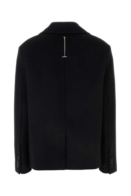 ALEXANDER MCQUEEN Women's Black Felt Jacket