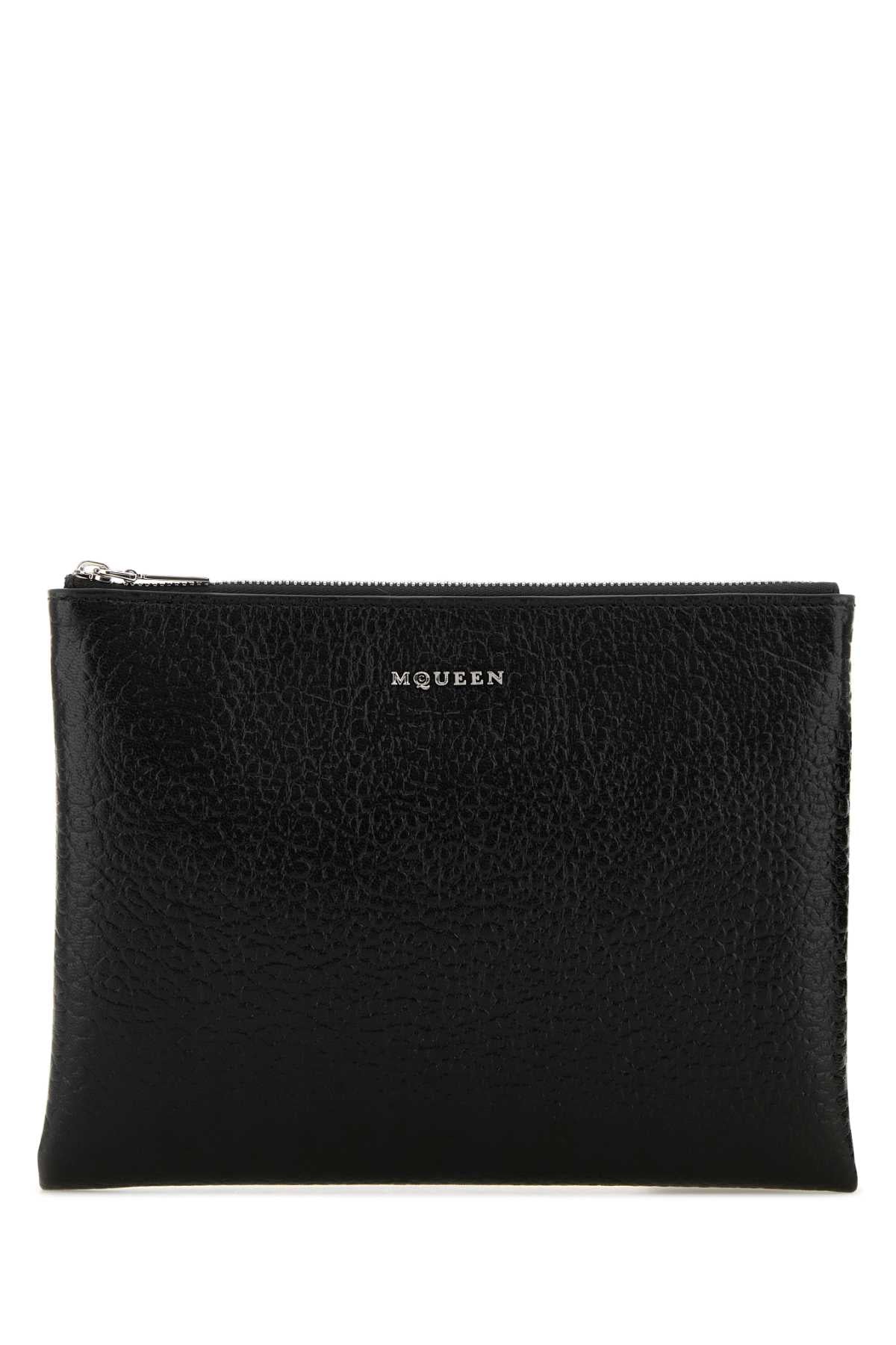 ALEXANDER MCQUEEN Mini Leather Pouch Handbag