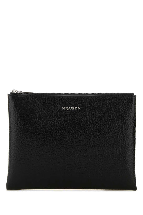 ALEXANDER MCQUEEN Mini Leather Pouch Handbag