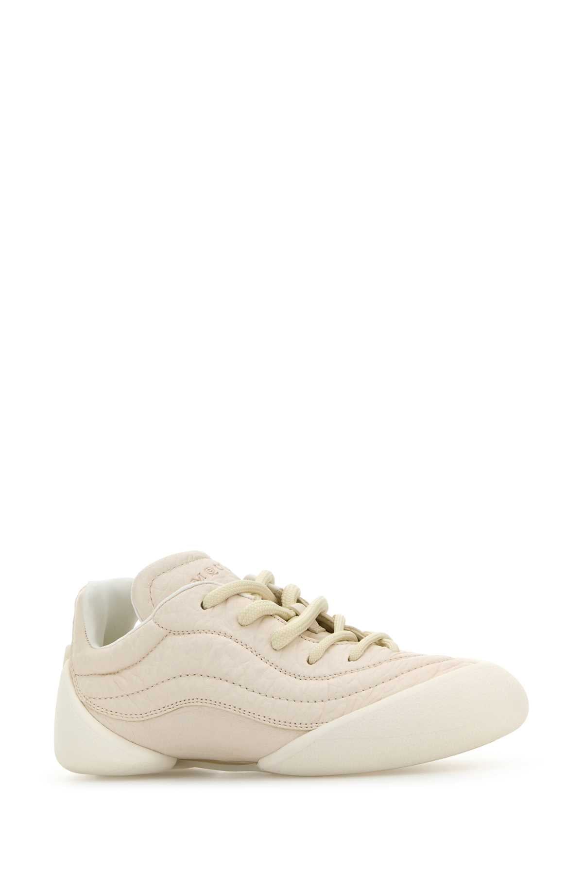 ALEXANDER MCQUEEN Ivory Leather Flexion Sneaker for Women