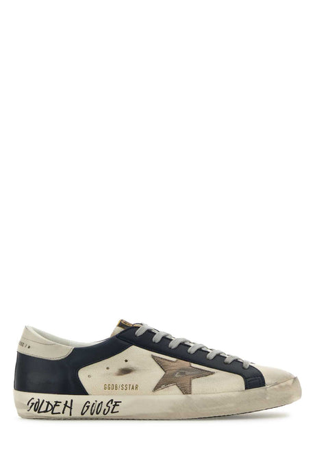 GOLDEN GOOSE DELUXE BRAND Two-tone Leather Superstar Sneakers for Men