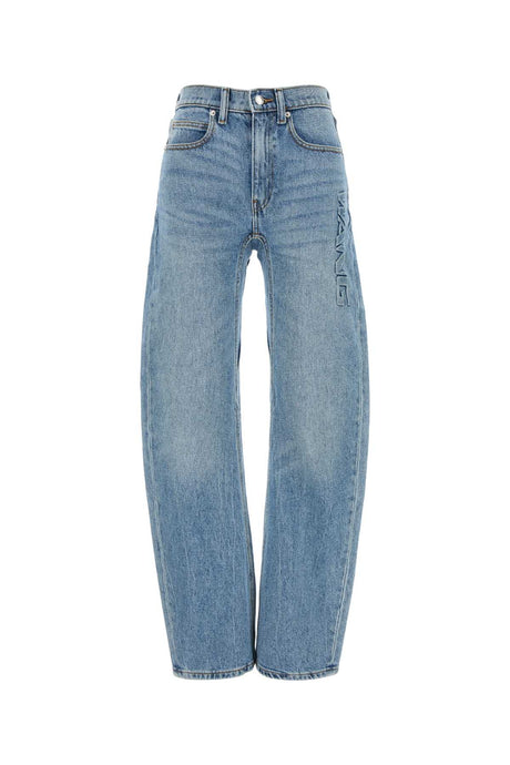 ALEXANDER WANG Light Blue High-Waisted Denim Jeans