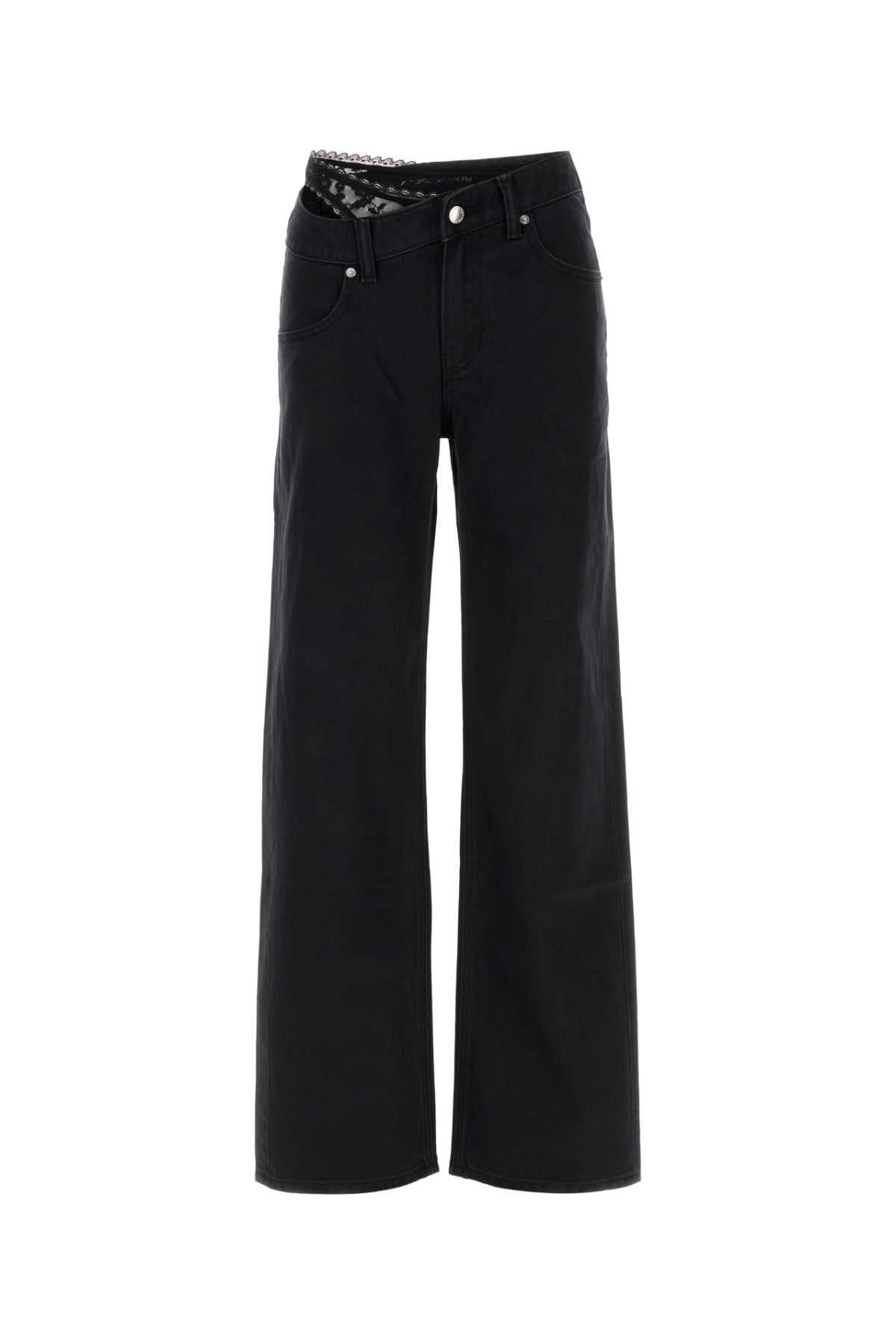 ALEXANDER WANG Chic Women's Black Denim Jeans