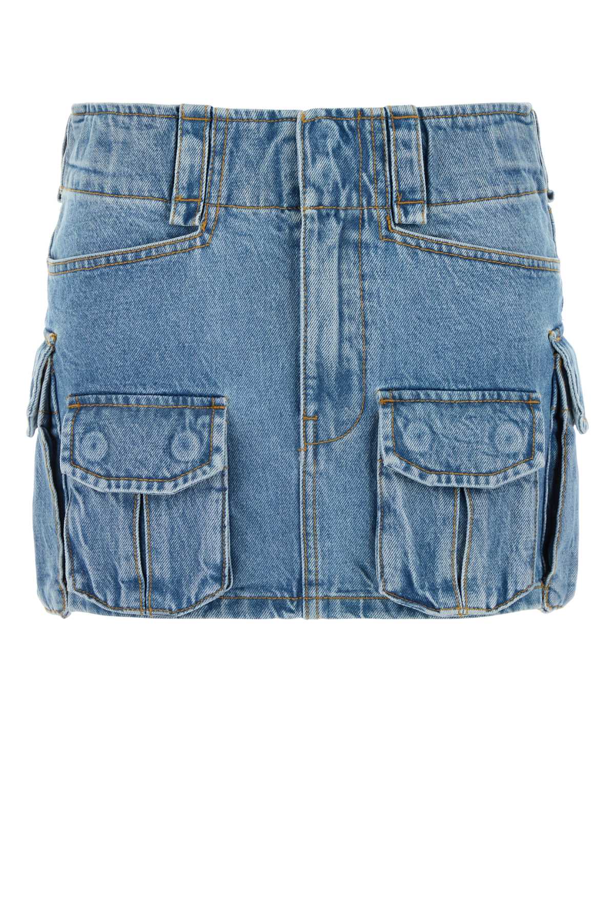 ALEXANDER WANG Chic Denim Mini Skirt for Women