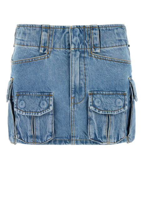 ALEXANDER WANG Chic Denim Mini Skirt for Women