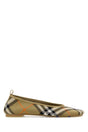 BURBERRY Elegant Embroidered Canvas Mini Ballerinas for Women