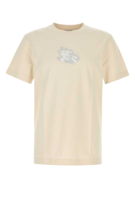 BURBERRY Sand Cotton T-Shirt for Men - Perfect for Every Occasion