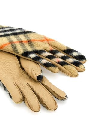 BURBERRY Embroidered Wool Gloves for All Seasons